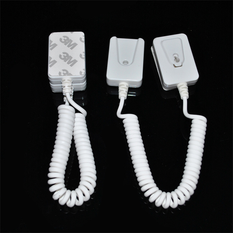 20 vnt Prekybos centro ekrano, apsaugančio nuo pametimo mobiliojo telefono nuo vagystės grandinės ekrano stovo spyruoklinė viela, tinka visiems modeliams