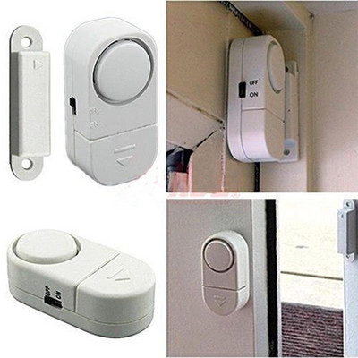 Сензори за врати и прозорци Безжична аларма за влизане срещу крадец Самостоятелна магнитна независима домашна сигурност Голяма децибела Сигурност 90 dB Аларма Guardian