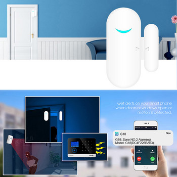 Най-новата интелигентна WIFI GSM аларма против кражба Алармена система за сигурност на къщата Приложение за сензор за движение Дистанционно управление Комплект за интелигентен дом