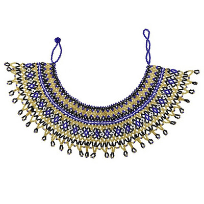 Африкански етнически племенни цветни мъниста лигавник чокър колие обеци комплект за жени булка бохемски индийски яки шал бижута