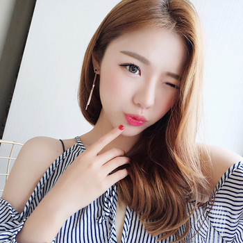 Κορεατικό στυλ διπλό κλιπ με σχήμα αστεριού με φούντα σε σκουλαρίκι χωρίς τρύπημα για γυναίκες Κομψά χαριτωμένα σκουλαρίκια χωρίς τρύπες αντιαλλεργικά