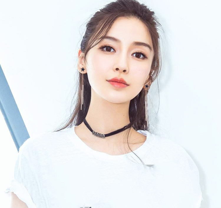 Korėjos stiliaus dvigubas ilgas kuto žvaigždės formos klipas ant auskaro be auskarų moterims Elegantiški, mieli be skylučių auskarai nuo alergijos