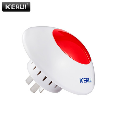 KERUI otthoni biztonsági vezeték nélküli 433 MHz egyszerű riasztórendszer villogó beltéri sziréna ajtóérzékelő infravörös érzékelő távirányító készlet