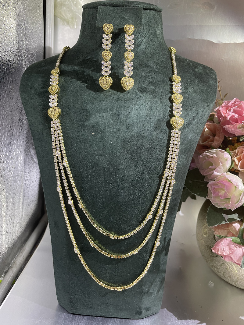 Prabangūs jankelly 2vnt vestuvinių cirkonio papuošalų rinkiniai moterų vakarėliui, prabangūs Dubajaus Nigerijos krištoliniai vestuvių papuošalų rinkiniai