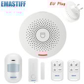 Tuya pametni Wifi kućni protuprovalni sustav 433MHz bežična sirena kućni alarm Smart Life / Tuyasmart / Alexa /Google Home APP