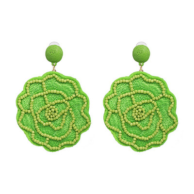 Nauji madingi dideli perdėto stiliaus kutai auskarai Boho estetiški auskarai moterims Prabangūs vestuvėms pageidaujama meilės žolės dovana 2023 m.