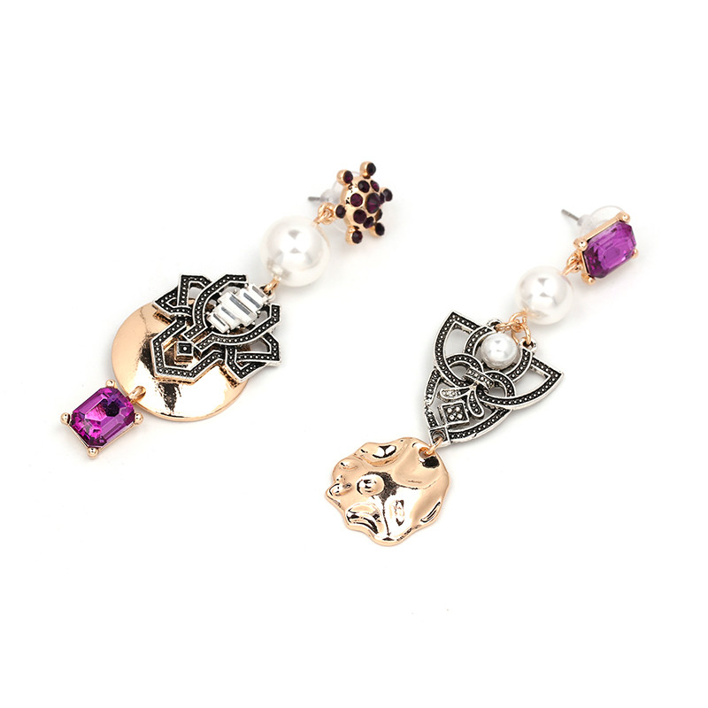 JURAN modeliuotų perlų įvairiaspalviai auskarai moterims Vestuviniai papuošalai Naujos mados prabangūs Drop Dangle žavūs auskarai