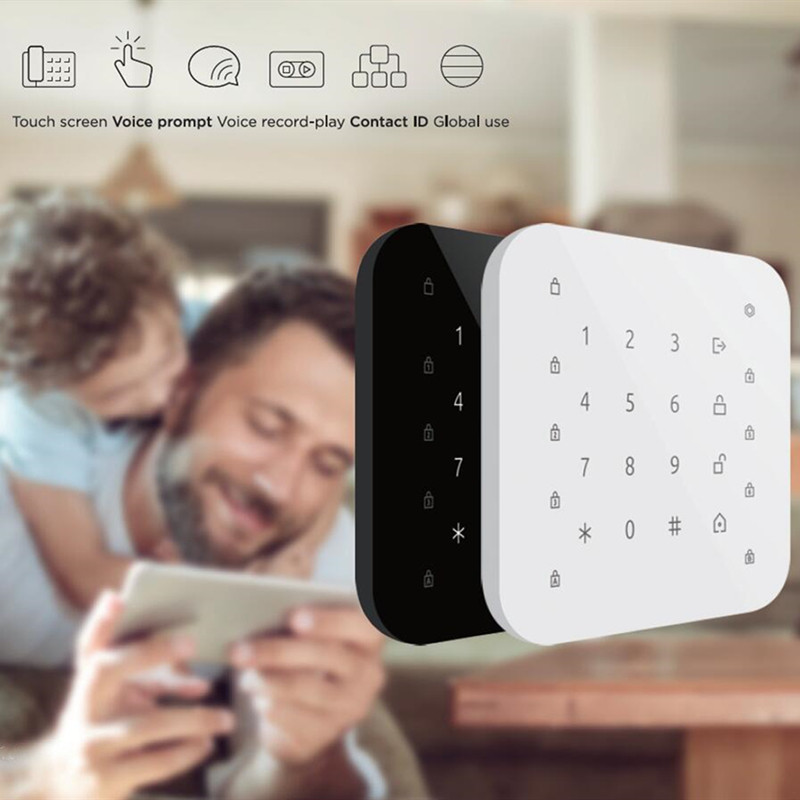 Tuya Alarm WiFi GSM alarm Bežični kućni sigurnosni alarmi Protivprovalni alarm Podrška za Alexa Google IP kamera Nadgledanje