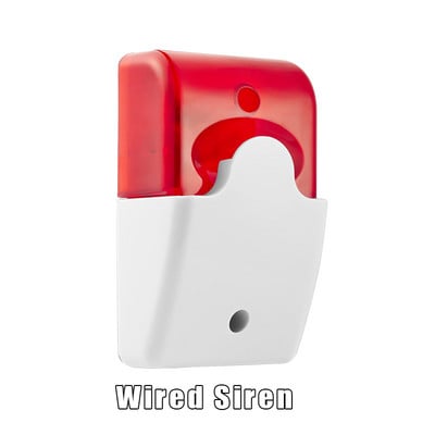 Smarsecur IOS Android APP Control Wireless Home Security GSM SIM kortelės signalizacijos sistemos dūmų detektorius