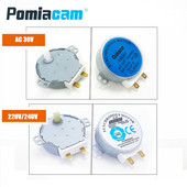 SM-16T TYJ50-8A7 50/60Hz CW/CCW mikrobangų krosnelės padėklo variklis AC30V 220V 240V 3W 4W 6RPM 17mm sinchroninis variklis Mikrobangų krosnelė