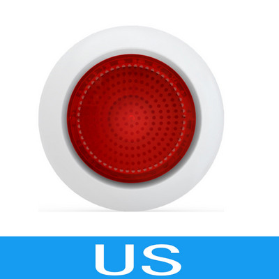 Tuya Zigbee Smart Sirene 110vt-220vt Sirena Alarma 100dB belaidė signalizacijos sistemos saugos valdymas per SmartLife APP šliuzą