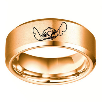 2021 Νέα άφιξη Αξεσουάρ δαχτυλιδιών βελονιών κινουμένων σχεδίων 8 χιλιοστών Χαριτωμένη βελονιά από ανοξείδωτο ατσάλι Δαχτυλίδι Lovers κοσμήματα κοσμήματα Llaveros