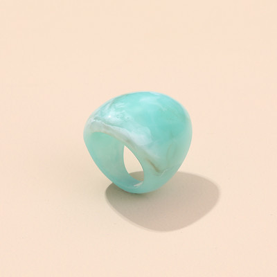 2021-es új gyanta divatos punk nagy gyűrűk női tervezésű akril szabálytalan színes vintage ujjgyűrűk lányok parti ékszerei számára