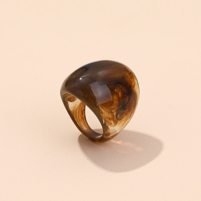 2021-es új gyanta divatos punk nagy gyűrűk női tervezésű akril szabálytalan színes vintage ujjgyűrűk lányok parti ékszerei számára