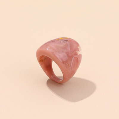 2021-es új gyanta divatos punk nagy gyűrűk női tervezésű akril szabálytalan színes vintage ujjgyűrűk lányok parti ékszerei számára