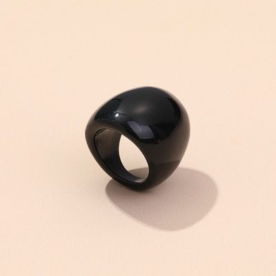 2021-es új gyanta divatos punk nagy gyűrűk női tervezésű akril szabálytalan színes vintage ujjgyűrűk lányok parti ékszerei számára