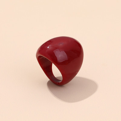 2021-es új gyanta divatos punk nagy gyűrűk női tervezésű akril szabálytalan színes vintage ujjgyűrűk lányok parti ékszerei számára