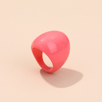 2021-es új gyanta divatos punk nagy gyűrűk női tervezésű akril szabálytalan színes vintage ujjgyűrűk lányok parti ékszerei számára