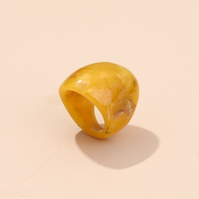 2021-es új gyanta divatos punk nagy gyűrűk női tervezésű akril szabálytalan színes vintage ujjgyűrűk lányok parti ékszerei számára