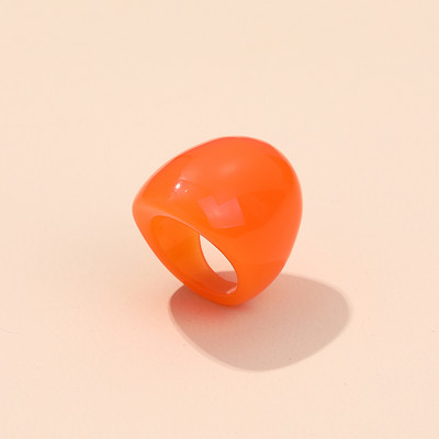 2021-es új gyanta divatos punk nagy gyűrűk női tervezésű akril szabálytalan színes vintage ujjgyűrűk lányok parti ékszerei számára