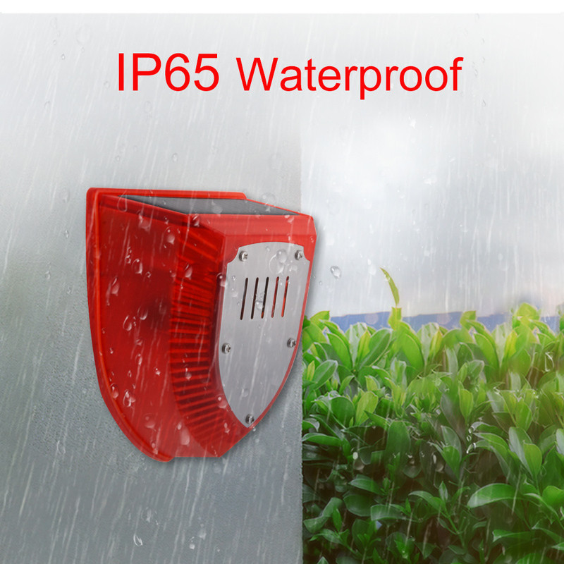 Слънчев сензор Аларма Светлинна аларма Репелент за животни Против диви свине Задвижване Професионална аларма против кражба Мигаща Сирена за дистанционно управление