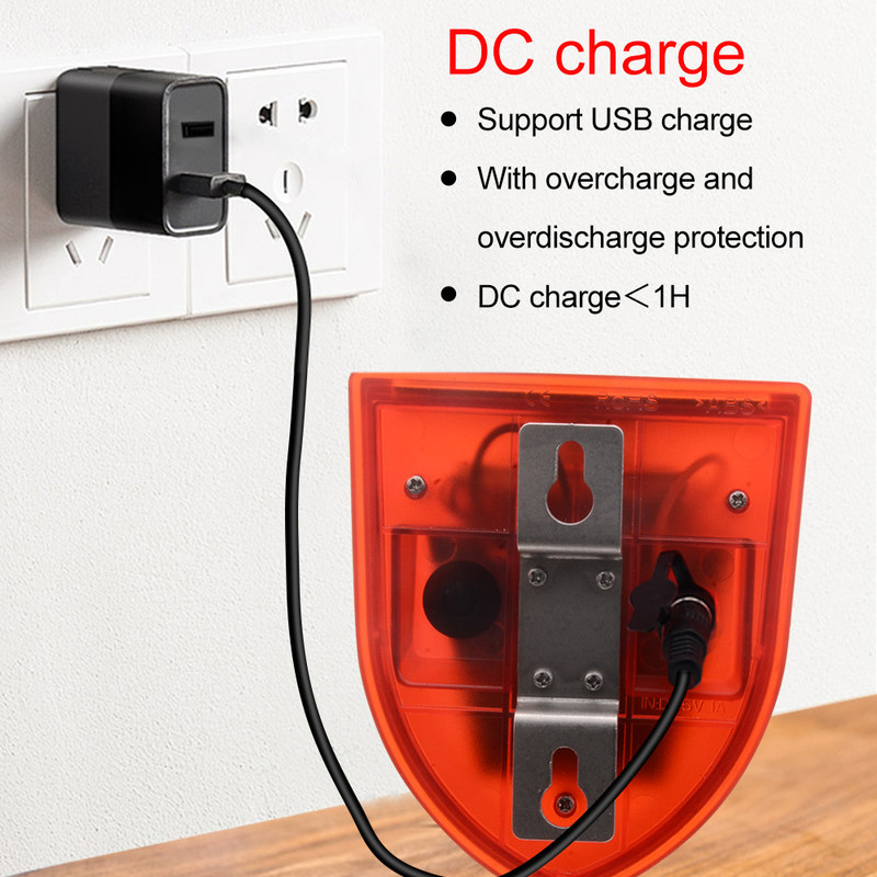 Слънчев сензор Аларма Светлинна аларма Репелент за животни Против диви свине Задвижване Професионална аларма против кражба Мигаща Сирена за дистанционно управление