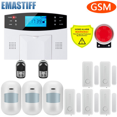 G2B žičani i bežični GSM kućni protuprovalni alarmni sustav 433MHz podrška G2B španjolski engleski ruski govorni interkom jezik