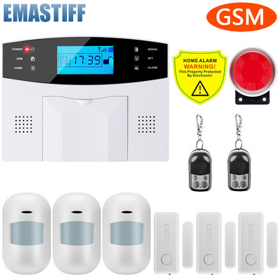 G2B žičani i bežični GSM kućni protuprovalni alarmni sustav 433MHz podrška G2B španjolski engleski ruski govorni interkom jezik