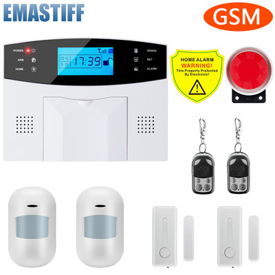 G2B žičani i bežični GSM kućni protuprovalni alarmni sustav 433MHz podrška G2B španjolski engleski ruski govorni interkom jezik