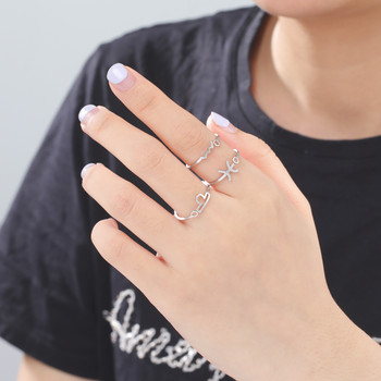 Skyrim Зодиакални пръстени от неръждаема стомана за жени 12 звездни знаци Отворен пръстен Овен Лъв Дева Близнаци Везни Риби Скорпион Подарък за рожден ден