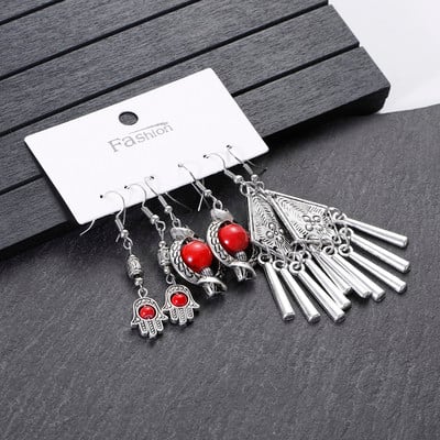 Vintažiniai čigonų bronziniai auskarai, moteriški žavūs etniniai apvalūs auskarai, gėlė, kabantys auskarai, pareiškimai, papuošalai