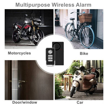Ασύρματο συναγερμό μοτοσικλέτας Ασφάλεια αντικλεπτικό συναγερμό Τηλεχειριστήριο συμβατό με Bluetooth Αδιάβροχη προστασία από υπερένταση