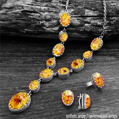 Senoviniai natūralūs Lapis Lazuli karoliai, žiedai, auskarai