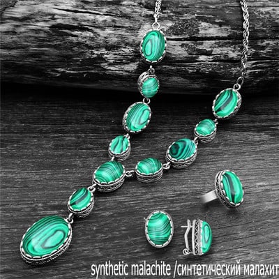 Senoviniai natūralūs Lapis Lazuli karoliai, žiedai, auskarai