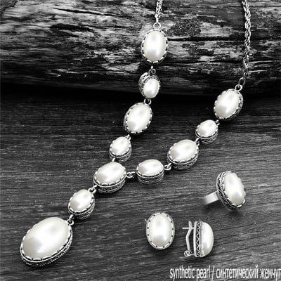 Senoviniai natūralūs Lapis Lazuli karoliai, žiedai, auskarai