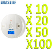 Veleprodaja, NOVI visokoosjetljivi LCD digitalni pozadinsko osvjetljenje, detektor alarma za ugljični monoksid, tester, senzor senzora CO, alarm, kućna sigurnost 85 dB