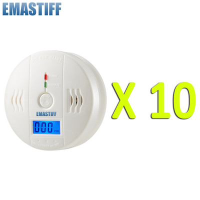 Veleprodaja, NOVI visokoosjetljivi LCD digitalni pozadinsko osvjetljenje, detektor alarma za ugljični monoksid, tester, senzor senzora CO, alarm, kućna sigurnost 85 dB