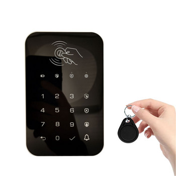 ZONAN K10 безжична сензорна клавиатура GSM алармена система RFID карта клавиатура за безжична домашна аларма Противопожарна аларма Хост контролен панел