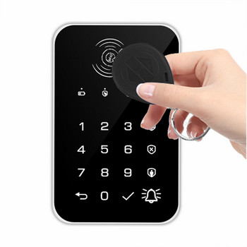 Ασύρματο πληκτρολόγιο αφής ZONAN K10 Σύστημα συναγερμού GSM Πληκτρολόγιο κάρτας RFID για ασύρματο οικιακό συναγερμό Πίνακας ελέγχου κεντρικού υπολογιστή συναγερμού πυρκαγιάς