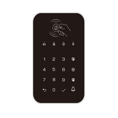 Ασύρματο πληκτρολόγιο αφής ZONAN K10 Σύστημα συναγερμού GSM Πληκτρολόγιο κάρτας RFID για ασύρματο οικιακό συναγερμό Πίνακας ελέγχου κεντρικού υπολογιστή συναγερμού πυρκαγιάς