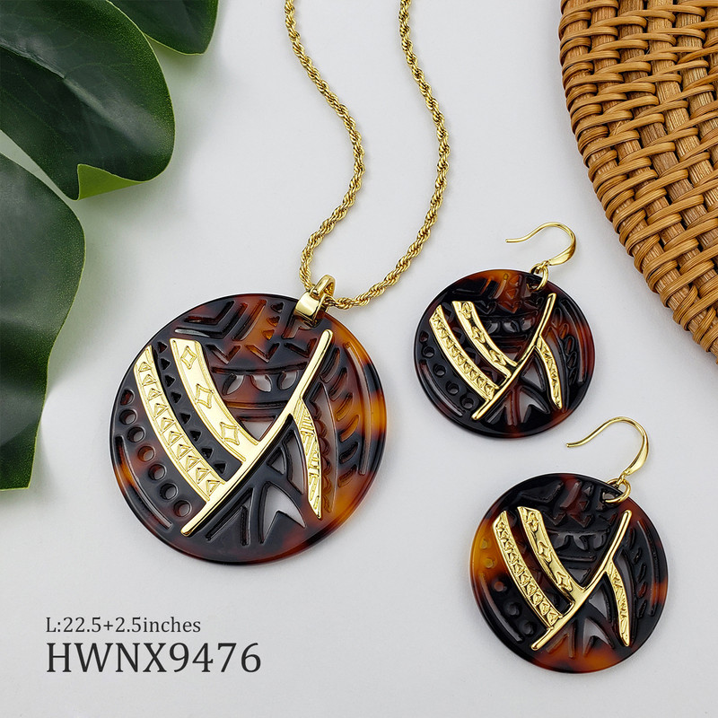 Tropu akrila hibiska ziedu kaklarota ar gliemežvāku Havaju Plumeria ziedu rotaslietu komplektu līgavas māsa dāvana