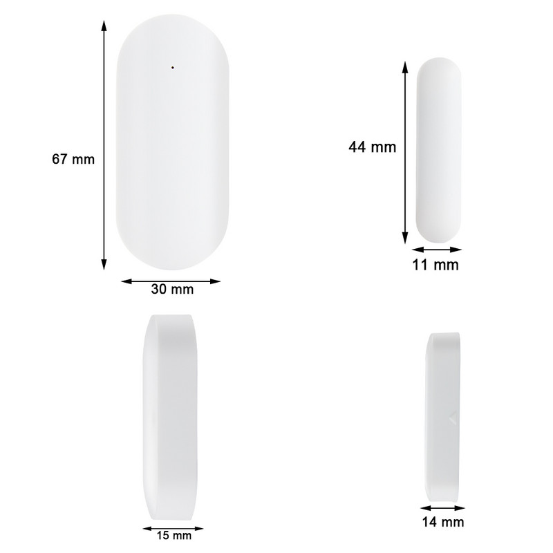 Awaywar 433MHz belaidė apsauga nuo įsilaužimo signalizacijos sistemos strobacinės sirenos rinkinys PIR judesio / durų jutiklio gaisro dūmų detektorius išmaniesiems namams
