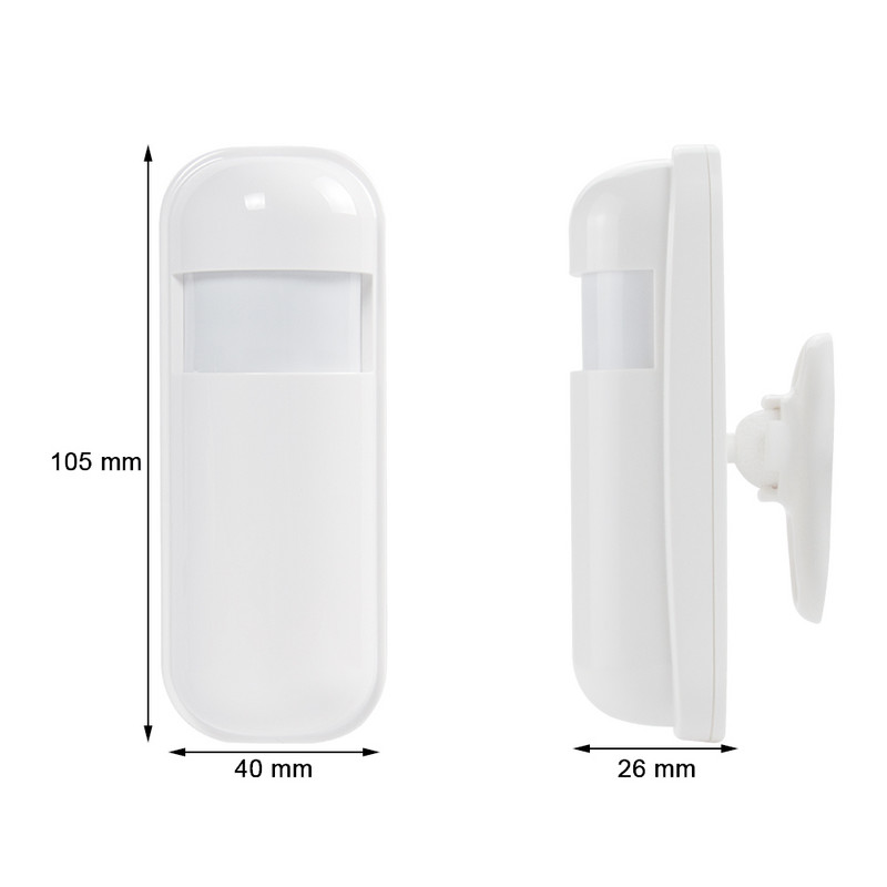 Awaywar 433MHz belaidė apsauga nuo įsilaužimo signalizacijos sistemos strobacinės sirenos rinkinys PIR judesio / durų jutiklio gaisro dūmų detektorius išmaniesiems namams