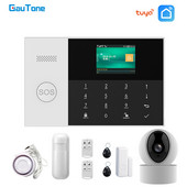 GauTone PG-105 WIFI GSM alarmni sustav 433MHz kućni sigurnosni alarm Smart Kits RFID PIR detektor pokreta s IP kamerom APP kontrola