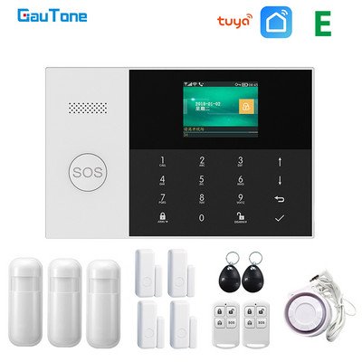 GauTone PG-105 WIFI GSM alarmni sustav 433MHz kućni sigurnosni alarm Smart Kits RFID PIR detektor pokreta s IP kamerom APP kontrola
