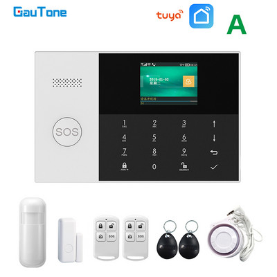 GauTone PG-105 WIFI GSM alarmni sustav 433MHz kućni sigurnosni alarm Smart Kits RFID PIR detektor pokreta s IP kamerom APP kontrola