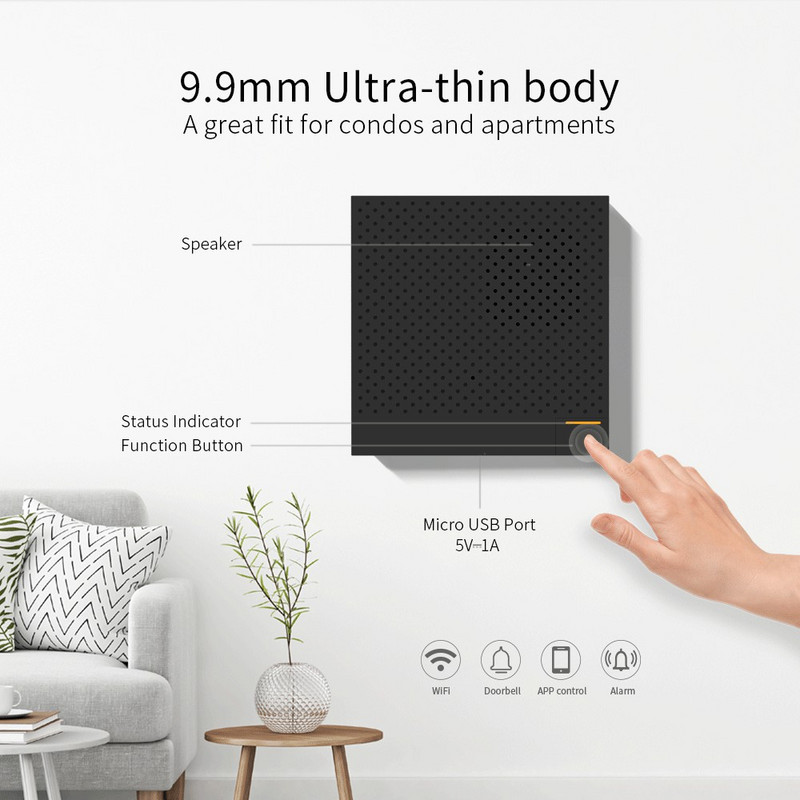 Staniot 433Mhz Tuya Smart protuprovalni panel Ultra-tanak bežični WiFi kućni sigurnosni alarmni sustav Kompleti za supermarkete Podrška Alexa