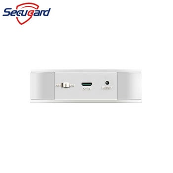 WiFi домашна охранителна алармена система Tuya Gateway 433MHz Безжичен детектор Хост Аларма срещу взлом Smart Life APP Control Alexa & Google