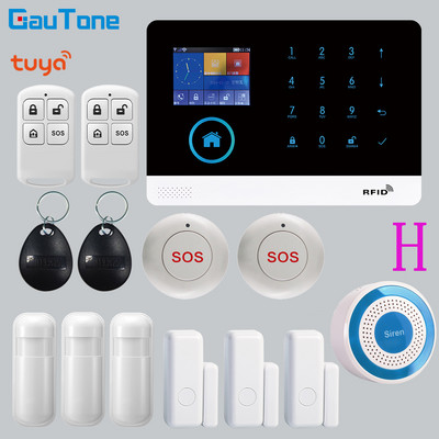 APP Kaugjuhtimispult Juhtmeta koduvalve WIFI GSM SOS GPRS Häiresüsteem kaameraga RFID-kaardiga Arm Desarm Androidile ja IOS-ile