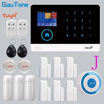 APP Kaugjuhtimispult Juhtmeta koduvalve WIFI GSM SOS GPRS Häiresüsteem kaameraga RFID-kaardiga Arm Desarm Androidile ja IOS-ile